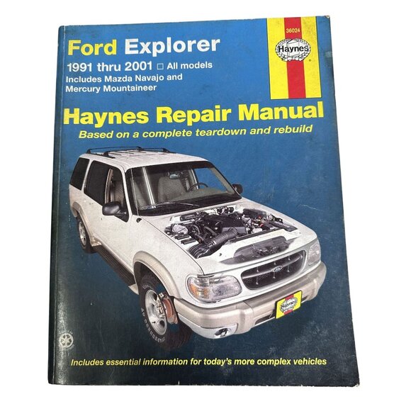 Vtg Haynes Automotive Repair Manual Ford Explorer 1991-2001 All Models - Picture 1 of 7